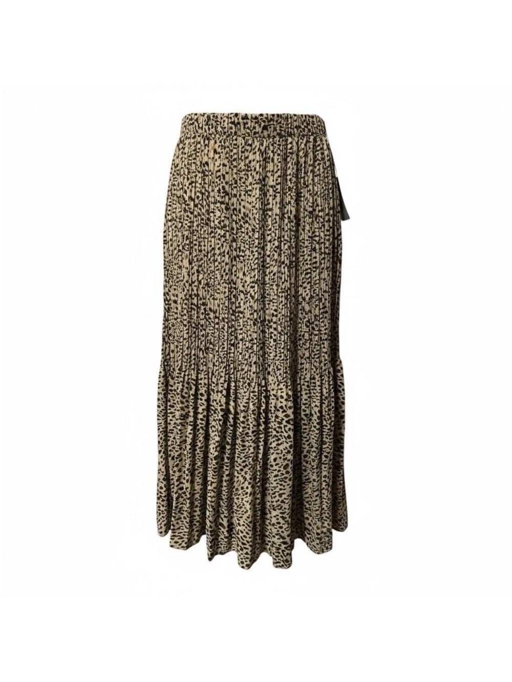 Leopard Print Midi Skirt